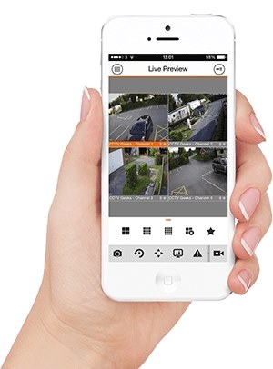 CCTV on smartphone