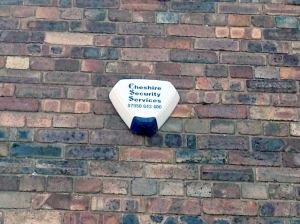 Bell box on customers wall 